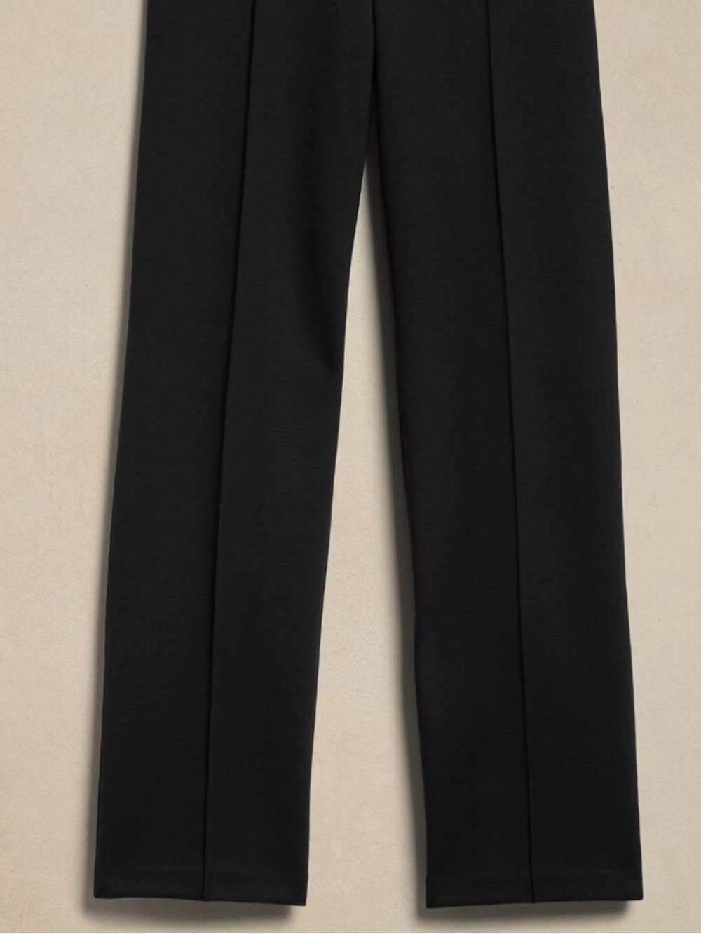 Banana Republic Everywhere Ponte High Rise Straight   Black. Extra Small - Picture 4 of 8